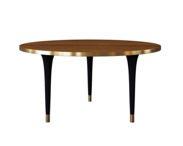 TABLE BASSE NATELLO NEW 847*847*33 COULEUR MARRON ANTHRACITE