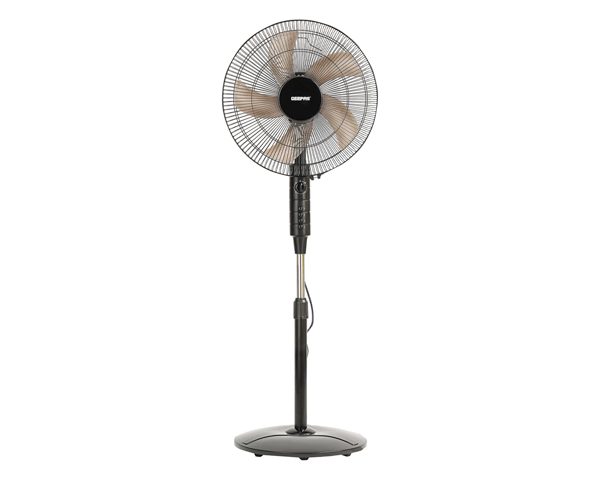 VENTILATEUR SUR PIED GEEPAS GF9488N 16" NOIR SANS TELECOMMANDE