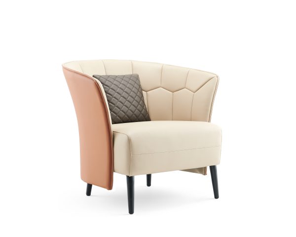 CHAUFFEUSE 1 PLACE PU JD-V17 GX011 GX012 81*72*71 NOIR/BEIGE