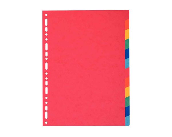 INTERCALAIRE A4 12 POSITIONS CARTONNEE MASTER PLUS