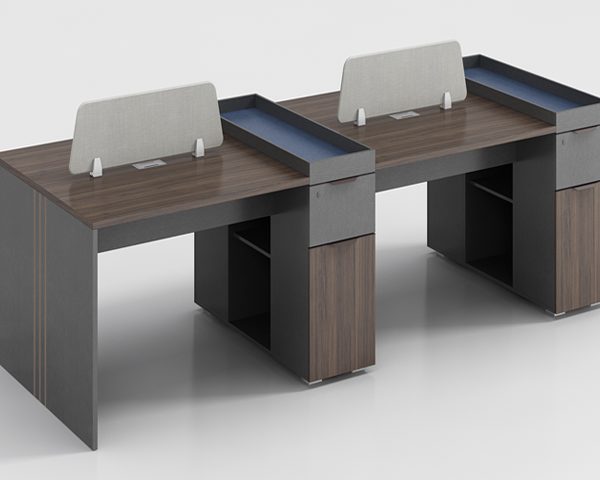 STATION DE TRAVAIL 4 PLACES QH20 P01-4 3200x1200x800 CLR NORTH AMERI