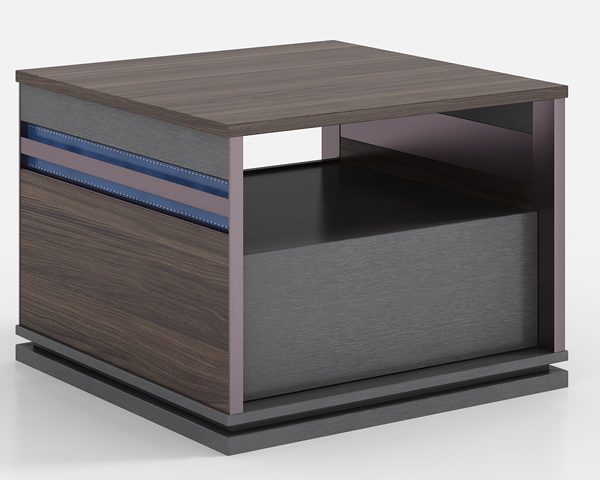 TABLE DE COIN LM203 J600 600*600*450 CLR NORTH AMERICA SADALWOOD