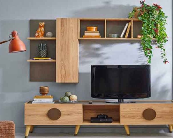 MEUBLE TV ANTIGO 2275*520*68 COULEUR WALNUT