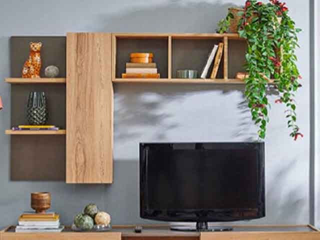 MEUBLE TV ANTIGO 2275*520*68 COULEUR WALNUT