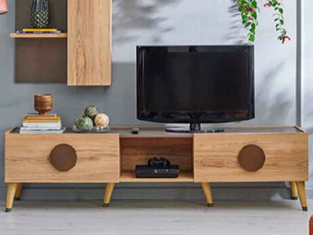 MEUBLE TV ANTIGO 2275*520*68 COULEUR WALNUT