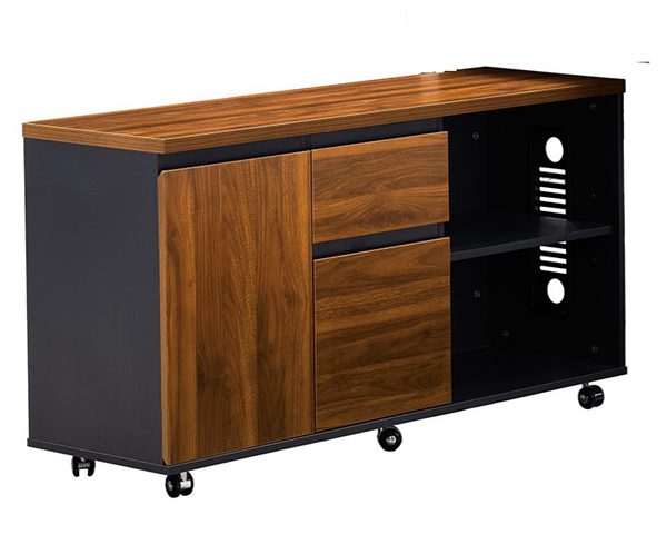 MEUBLE DE RGMT BAS 2P BOIS+TIRR AP04 1200*400*640 BROWN 17+GREY