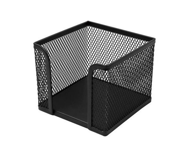 BLOC CUBE PAPIER EN METAL HY6701 GRIS