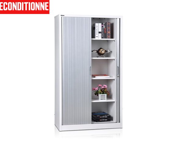 ARMOIRE METAL HAUT A RIDEAUX FC-RC18 GRIS 1850*1000*450 T6 RECOND