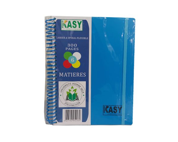 CAHIER 300 PAGES PM à SPIRAL +INTERCALAIRE