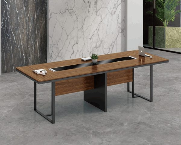 TABLE DE REUNION KE-402 3200*1300*760 MELAMIN TP-904 MAR+GREY 12-15P