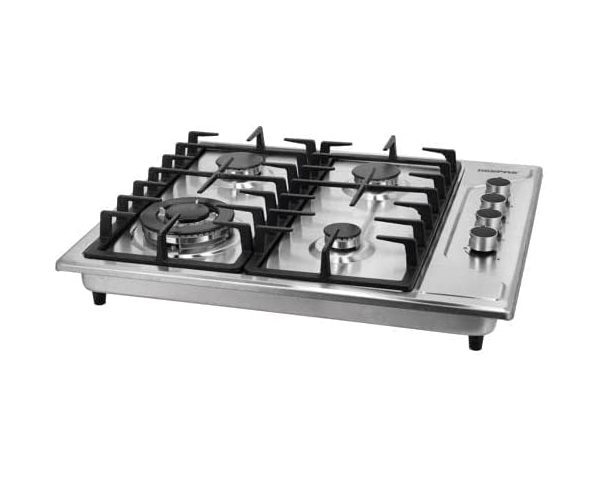 PLAQUE CUISSON ENCASTRABLE 4 FEUX A GAZ GEEPAS GGC31035 INOX 75*75*55