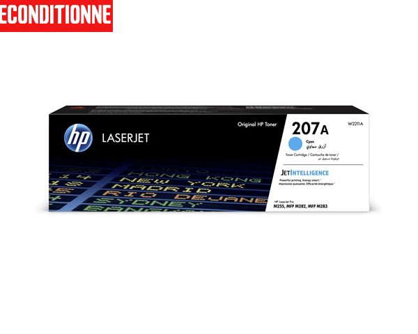 TONER HP LASERJET 207 A CYAN POUR IMP M255 MFP M282 MFP M283 RECOND
