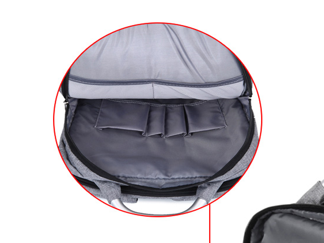 SAC ORDINATEUR A DOS 15'6 SB2005 FOSKA GRIS