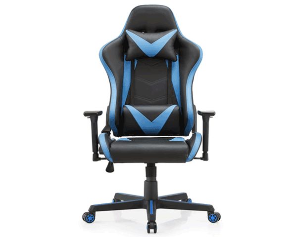 FAUTEUIL ORTHOPEDIQUE GAMING EN PU G-213 BLEUE/NOIRE 67.5*55*123 -131