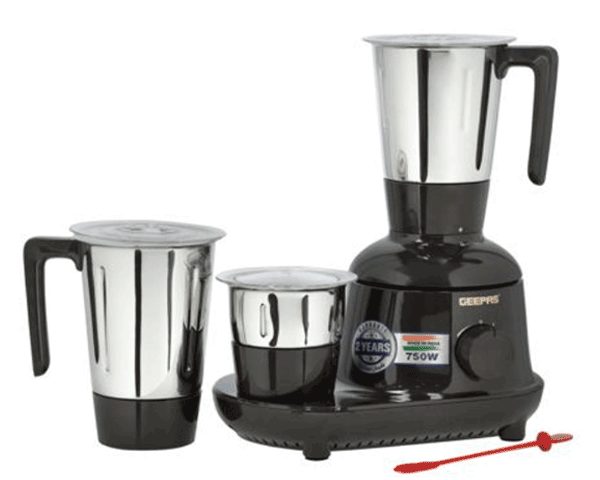 MIXEUR 1.8L GEEPAS GSB44086 INOX NOIR 3&1 MARRON FONCE