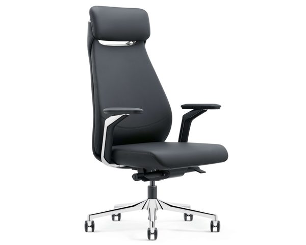 FAUTEUIL DOSSIER HAUT PU GW-1802A MARRON C54 (660-720)*675*(1180-1280