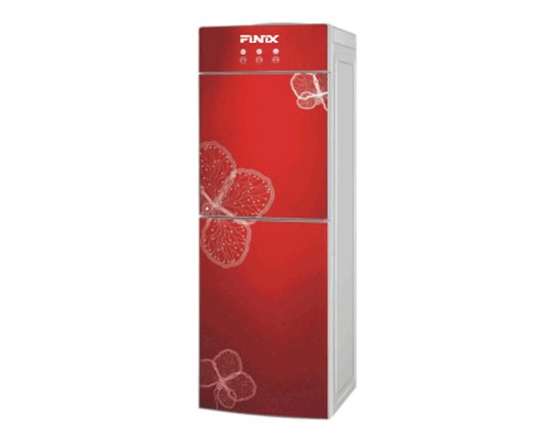 FONTAINE A EAU FINIX AVEC FRIGO HD-1435D ROUGE/GRIS 330*330*990MM