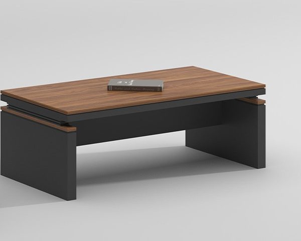 TABLE BASSE DE BUREAU KF-110 1200*600*450 MELAMINE TP-904 MARRON+GREY