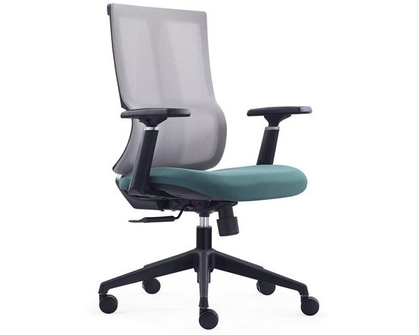 FAUTEUIL SECRETAIRE EN MAILLE 642BB NOIR