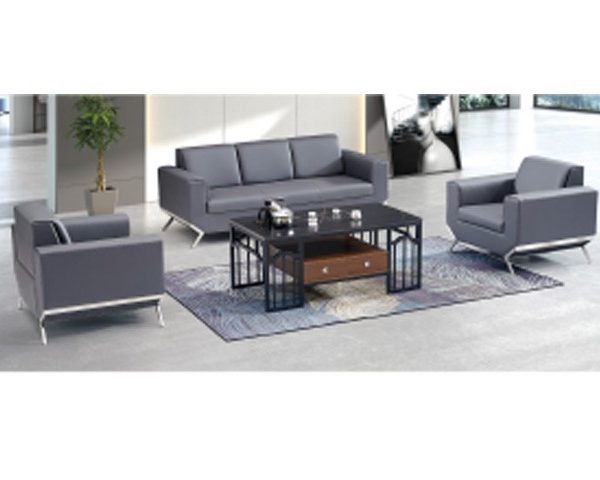 SALON DE BUREAU 5 PLCS PU KS-2004 CLR GRIS 270-24 1050-2050*850*830