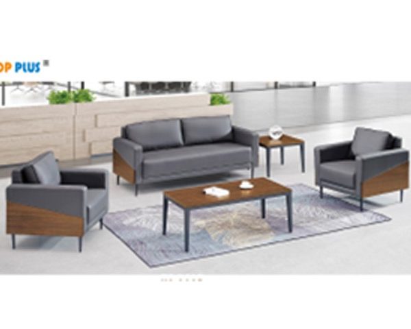 SALON DE BUREAU 5 PLCS PU KS-2005 CLR GRIS 270-24 860-1850*800*830