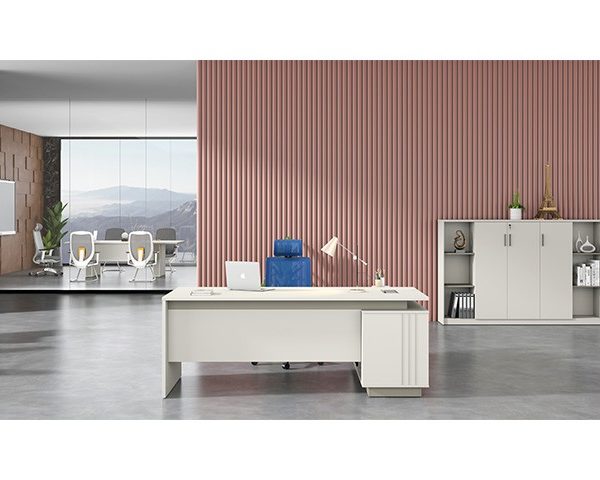 BUREAU DIRECTION VG-D0120 (L/R) 2000*1800x750 COLR BMW GREY+DB01 BLAN