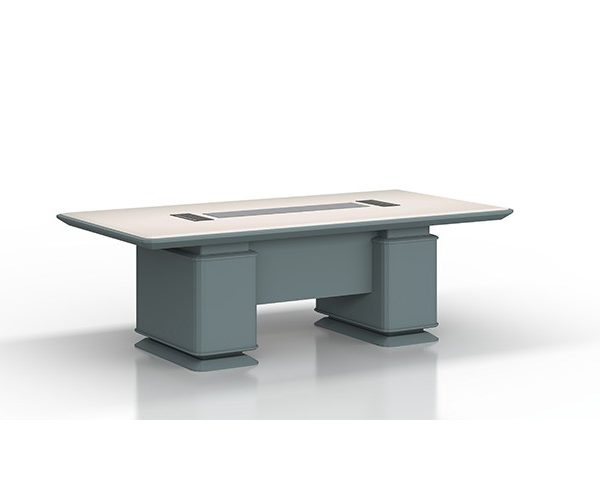 TABLE DE REUNION GXK-01C36 2400*120*760 DC15 SKY GREEN+DC16 GREY 8-10