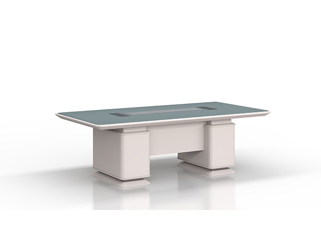TABLE DE REUNION GXK-01C36 2400*120*760 DC15 SKY GREEN+DC16 GREY 8-10
