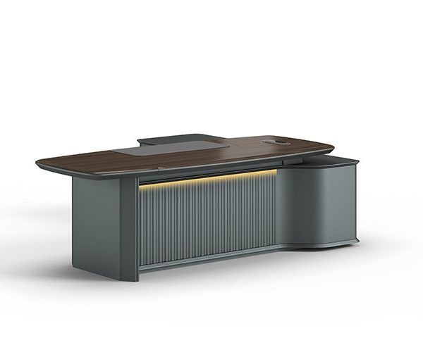 BUREAU DIRECT° SAI-01D24 (L/R) 2400*1800x760 CLR DC17 VERT+DC08 SLVER