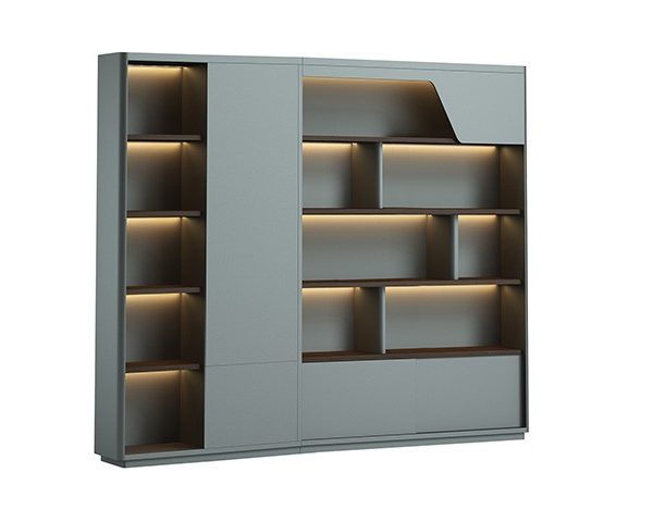 MEUBLE DE RGMT HAUT SAI-01S20 2000*400*2000 CLR DC17 VERT+DC08 SILVER