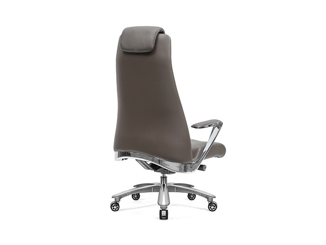 FAUTEUIL DOSSIER HAUT PU DL939A COULEUR GRIS 670*765*127
