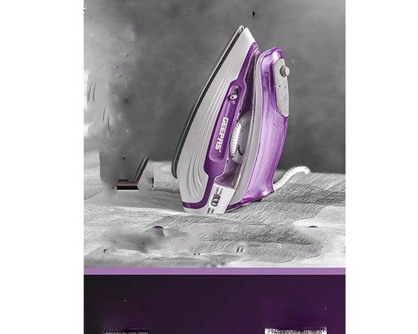 MINI FER A REPASSER A VAPEUR GEEPAS 0.10L GSI7805N MAUVE/BLANC