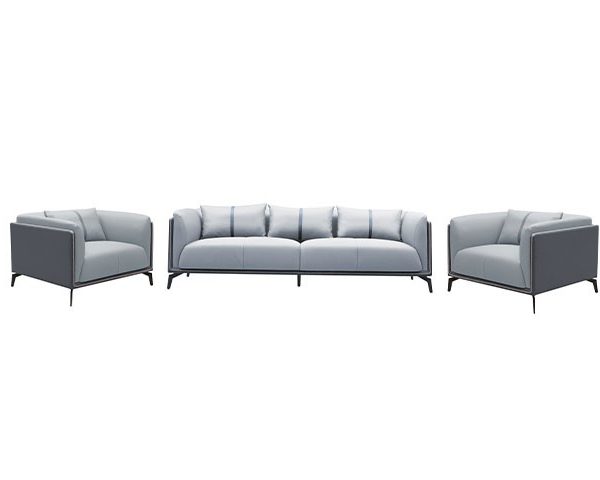 SALON DE BUREAU 5 PLS DK-8920 DF-09 F15-10DIEZ+DF-07 GRIS FONCE/GRIS CLA