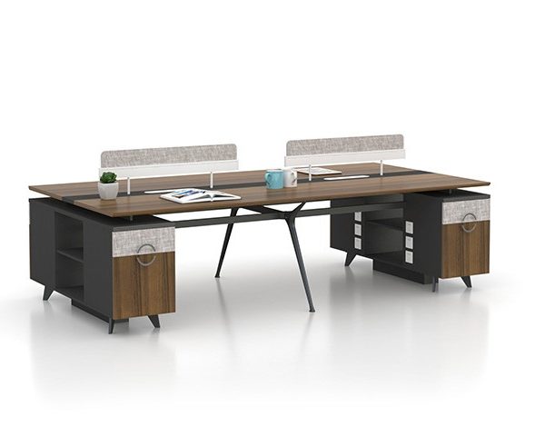 STATION DE TRAVAIL 4 PLAC SFL-D0528 2800*1400*1045 CLR B070 TEAK