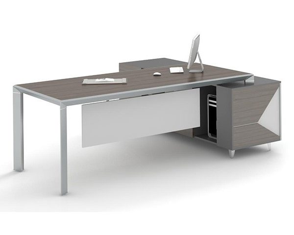 BUREAU DIRECTION BG-D0418 (L/R) 1850*1600x750 COULEUR WALNUT