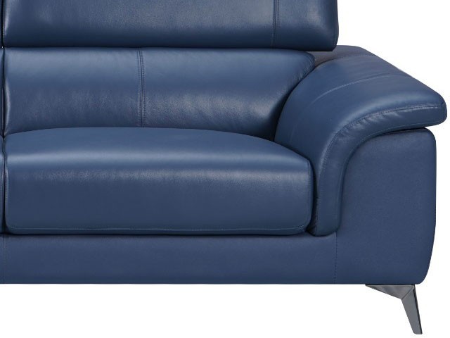 SALON CUIR 6 PLACES SX-9041 COULEUR #538 MARRON