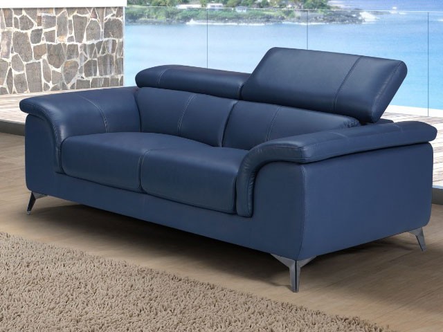 SALON CUIR 6 PLACES SX-9041 COULEUR #538 MARRON