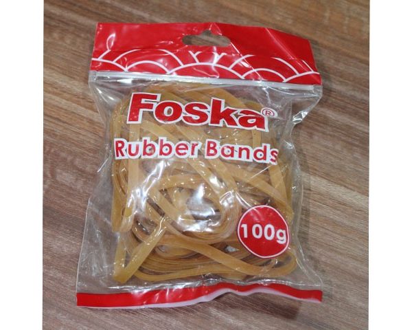 BRACELET ELASTIQUE LARGE 100MM MARRON BTE DE 100 GRS RB3001