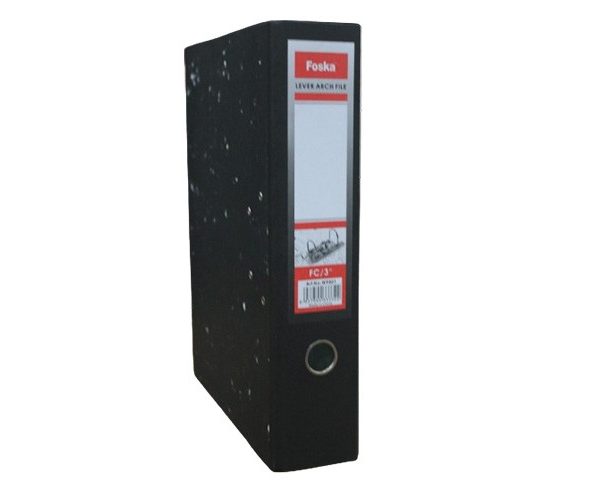 CLASSEUR LEV CARTONEE A4 NOIRE FC SIZE W9801