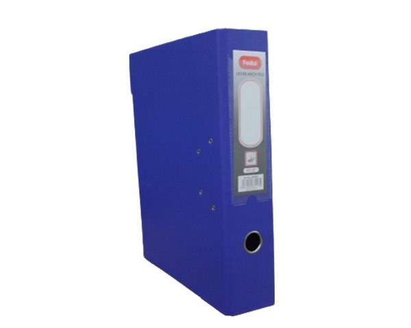 CLASSEUR LEV PVC A4 FC SIZE BLEU W9401