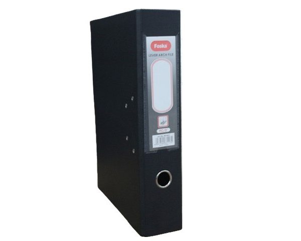 CLASSEUR LEV PVC A4 FC SIZE NOIR W9401