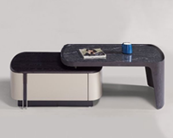 TABLE BASSE REF 801 170X70X40 GRIS/BEIGE ratt