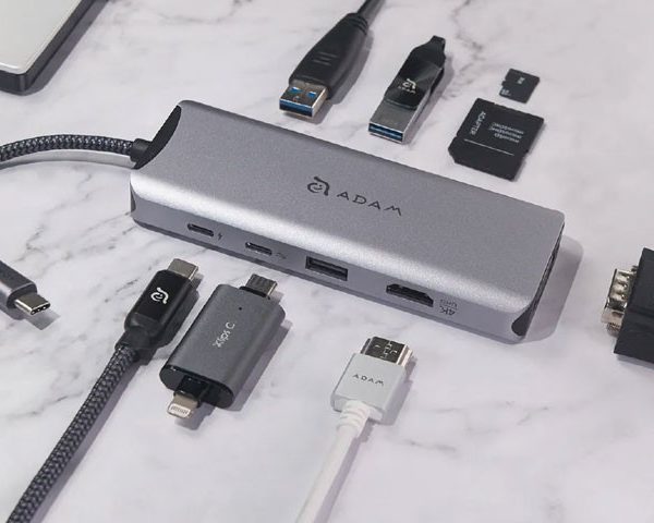 Hub USB-C 9 Ports A09 SuperSpeed AAPADHUBA09GY GRIS