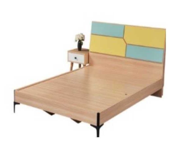 CHAMBRE A COUCHER ENFANT 120X200 A81203 3 PTS BATES CLR 03 JAUNE/BLAN