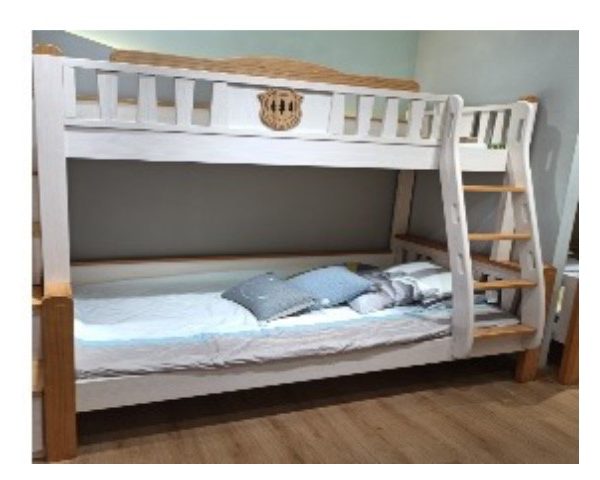 CHAMBRE A COUCHER ENFANT 120X190 REF 523/520 SUPERPOSEE BLANC/BEIGE