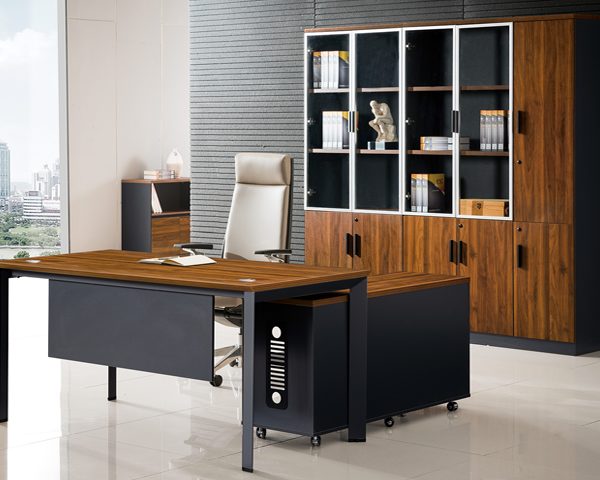 BUREAU DIRECTION AM01-2000C 2000*950*750 BROWN 17+GREY