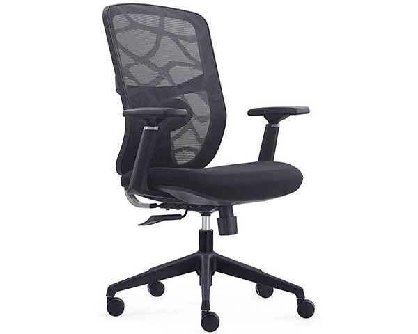 CHAISE SECRETAIRE EN MAILLE 648AB NOIRE