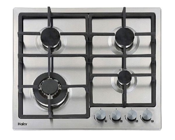PLAQUE CUISSON ENCASTRABLE 4 FEUX 60X60 A GAZ HAIER HOB 760 SS INOX