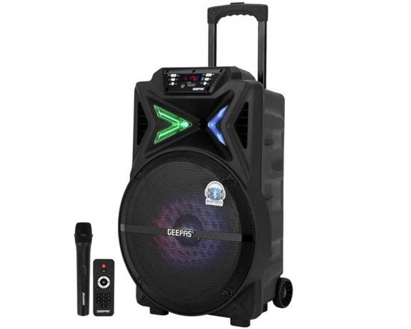 SPEAKER MULTIMEDIA GEEPAS GMS11170 RECHARGEABLE 80000W+MIC+TELECOMMA