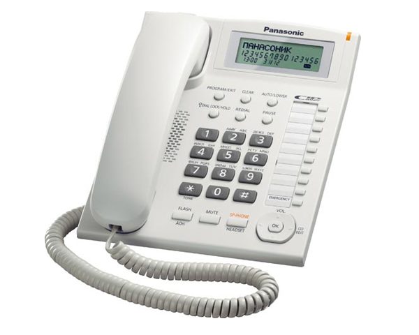 TELEPHONE FIXE PANASONIC KX-TS 880 MX COULEUR BLANC